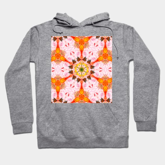 des papillons et des fleurs Hoodie by Ashley Schroepfer